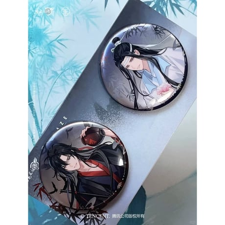 魔道祖師（kaze）★ 七周年（纵我殊途）【 01 】 缶バッジ（单人）《七周年（纵我殊途）系列・徽章套组（单人）》