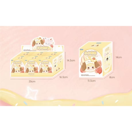 田栩宁・代言人（AYOR TOYS） ★ ぬいぐるみ・イヤホンポーチ（小小的你甜品）《ShyShy 兔闪闪毛・小小的你 甜品系列・毛绒耳机包盲盒》【予約商品・6月以降の発送予定】