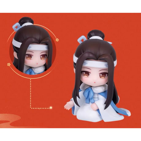 【 アウトレット品・他商品との同梱不可 】魔道祖師（撃苍）★ フィギュア（魏无羡・蓝忘机）樽前月下　※外箱なし《樽前月下・忘羡手办》