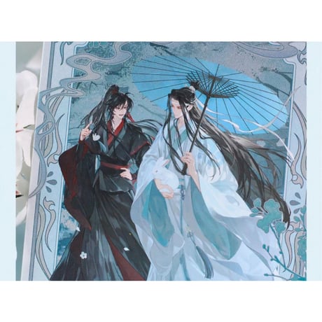 魔道祖師（觅星社・杭州：江南雨）★ 七周年・天涯同游【 05 】 ポストカード（2種セット）　※紙製《七周年系列・天涯同游（江南雨）・明信片组合》【予約商品・メーカー発送目安：ご注文日より30日以内】