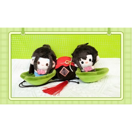 魔道祖師（NICE FUN） ★ ぬいぐるみ ストラップ（小荷花）《毛绒挂件（小荷花）》