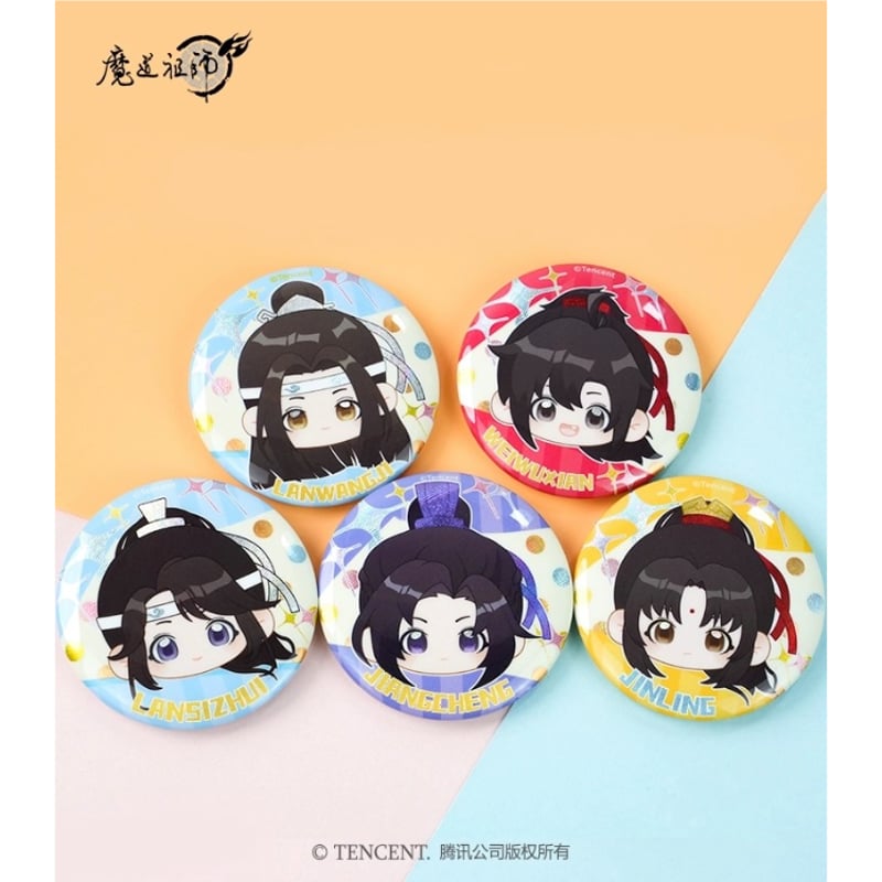 魔道祖師（谷子屋） ☆ 缶バッジ（58mm）小糖豆シリーズ《小糖豆