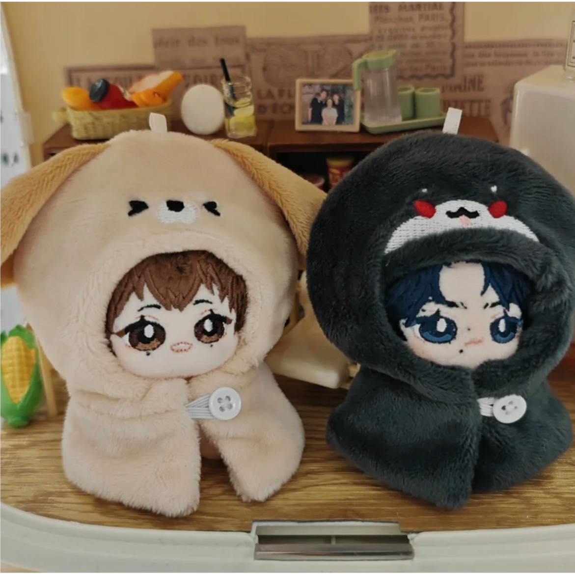 逆爱（谷多星）☆ ぬいぐるみ（2種セット）マント版《棉花娃娃・披风款