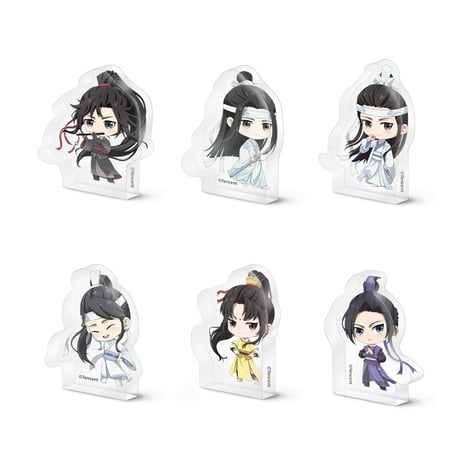 魔道祖師（南漫社）★ ミニ・アクリルスタンド③（无底座小粒牌）《迷你无底座小粒牌》