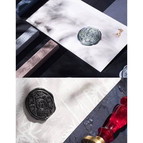 【 アウトレット品・他商品との同梱不可 】陳情令 ★ シーリング・セット（BOX）《香氛蜡烛与火漆礼盒》