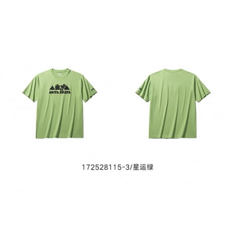 王一博・代言人（安踏） ★ Tシャツ（ANTA SKATE）※男女兼用《短袖针织衫》