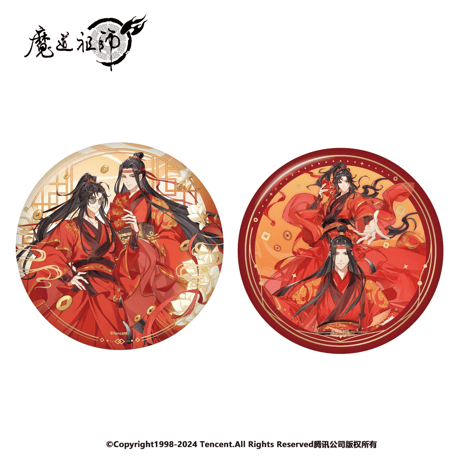 魔道祖師（南漫社）★ 2025 蛇年 【 04 】缶バッジ・大（150mm）《泡面吧唧》