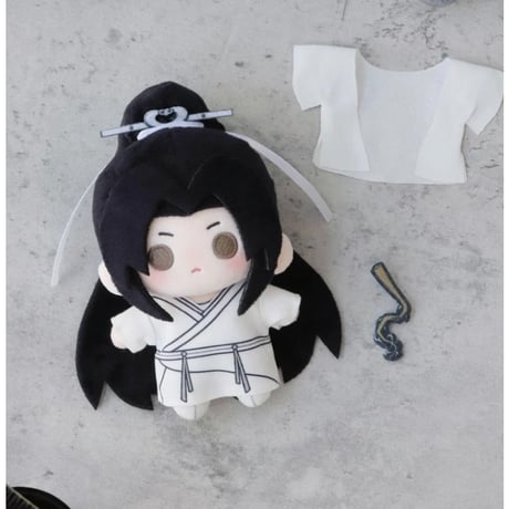 【 第3期・販売分 】二哈和他的白猫师尊（千禾星摇文创）★ ぬいぐるみ（Q豆・約13cm）《Q豆娃娃》