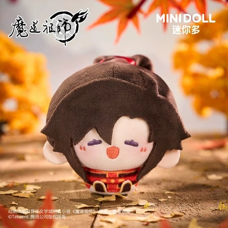 【 第3期・販売分 】魔道祖師（MiniDoll）★ ぬいぐるみ ストラップ（骑射・8cm）《动画系列・圆滚滚挂件（骑射・8cm）》