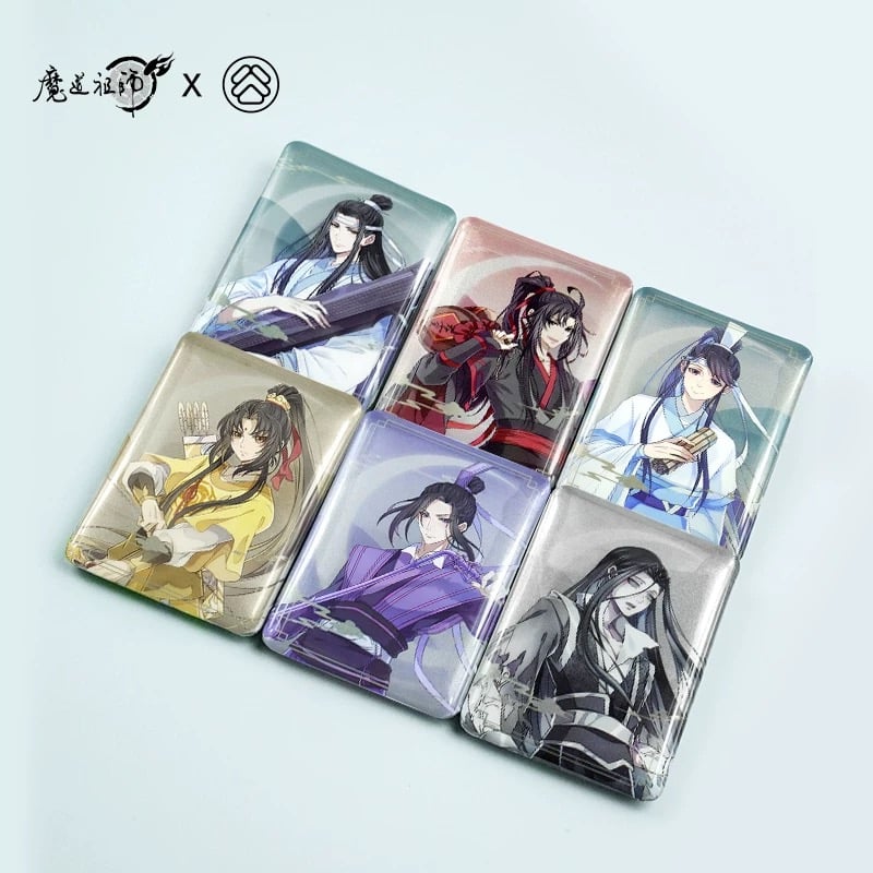 魔道祖師　小説　特典セット　タペストリー　アクリルパネル　カード　缶バッジ Amazon.co.jp: 魔道祖師 クリアカード 缶バッジ 2点 藍啓仁