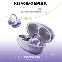 HZ BAO BAO ★ Bluetooth ワイヤレス・イヤホン（耳掛け式）《听见系列・OWS 耳夹耳机》【予約商品・2026年1月〜2月以降の発送予定】