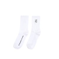 于斌・関連商品（Y . Lazy）★ 靴下（白色）《袜子・白色》