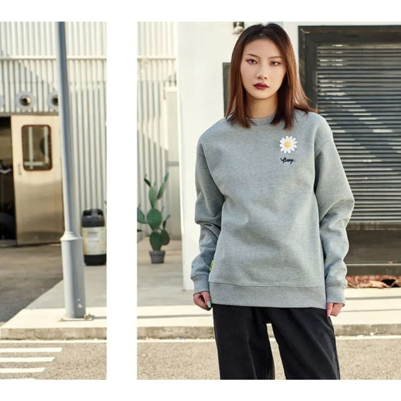 于斌・関連商品(Y . Lazy)☆ スウェット(Little Daisy)《胸 于斌・関連商品(Y . Lazy)☆ スウェット(Little Daisy)《胸