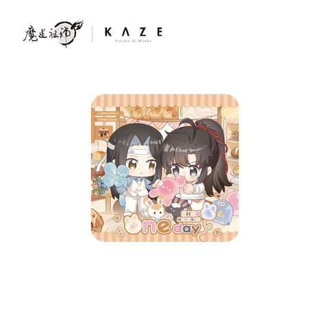 【 ☆ 】魔道祖師（kaze）★ 一日店长【 01 】缶バッジ《一日店长系列・双人徽章》