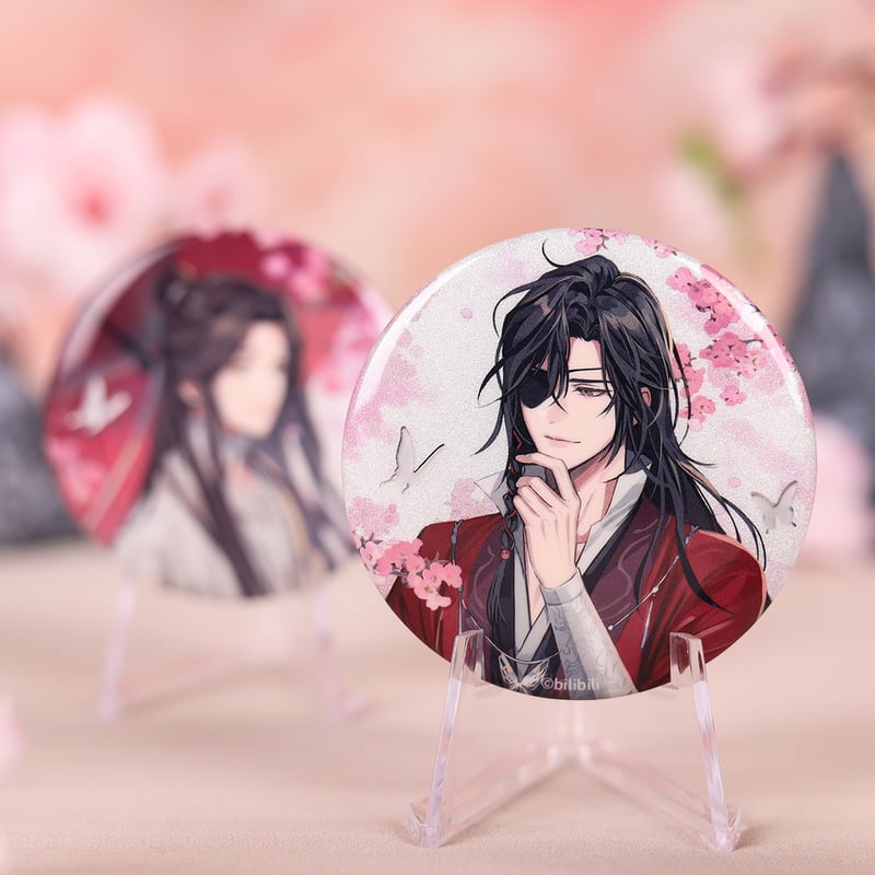 天官賜福（bili bili） ☆ 缶バッジ（繁花倾心シリーズ）2個セット