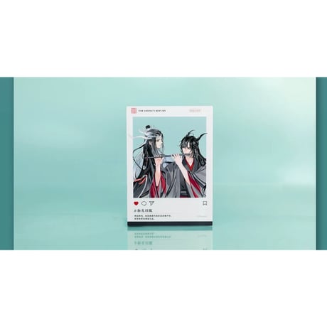 【 第2期・販売分 】魔道祖師（苍妹儿）★ 御龙归藏（第2弾）【 26 】 クリアカード　※アクリル《御龙归藏系列・合影卡》