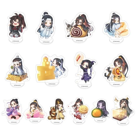 魔道祖師（南漫社）★ ミニ・アクリルスタンド①（指尖小粒牌）《指尖小粒牌》