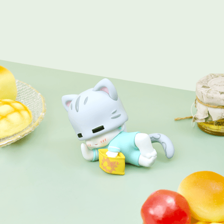 HZ BAO BAO ★ フィギュア（吃零食）《玩心童年系列・放假日记（吃零食手办）》
