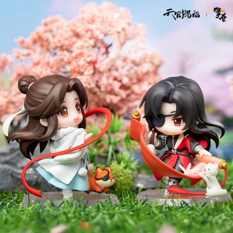 天官賜福（擎苍） ★ フィギュア・セット⑬（謝怜&花城）飞花千结《飞花千结・手办（謝怜&花城）》