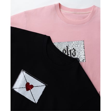 【 アウトレット品・他商品との同梱不可 】EHz・Z ★ 【 01 】 Tシャツ（信封）《Let's letter系列・信封 T恤》【予約商品・ 7月以降の発送予定】