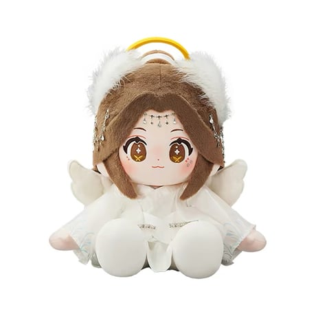 【 他商品との同梱発送不可 】【 特典付 】天官賜福（MiniDoll）★ ぬいぐるみ（天使与恶魔・乎乎坐姿）約35cm《天使与恶魔系列・乎乎坐姿玩偶》【予約商品・8月〜9月以降の発送予定】
