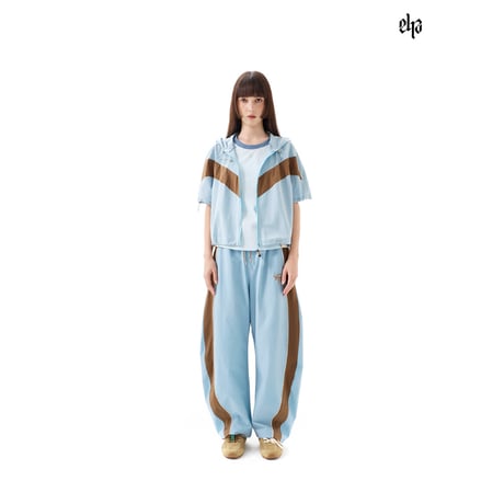 EHz・Z ★ 山语牧童 【 07 】 スポーツ・カーブパンツ《山语牧童・撞色运动弯刀裤》【予約商品・ 発送日未定】