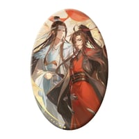 魔道祖師（动漫旗舰店）★ 六载同行【 05 】 缶バッジ（椭圆・双人）《六载同行系列・徽章（椭圆・双人）》