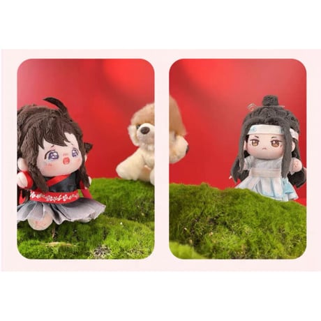 魔道祖師（kaze）★【 単体 】 着せ替え・ぬいぐるみ（裸体のみ）10cm【 ② 骨有 】 随心配 《随心配・10cm 棉花娃娃 【有骨架】 》