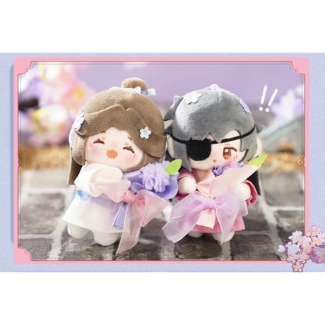 天官賜福（MiniDoll）★ ぬいぐるみストラップ（锦绣繁花・12cm）《系列・毛绒挂件（12cm）》