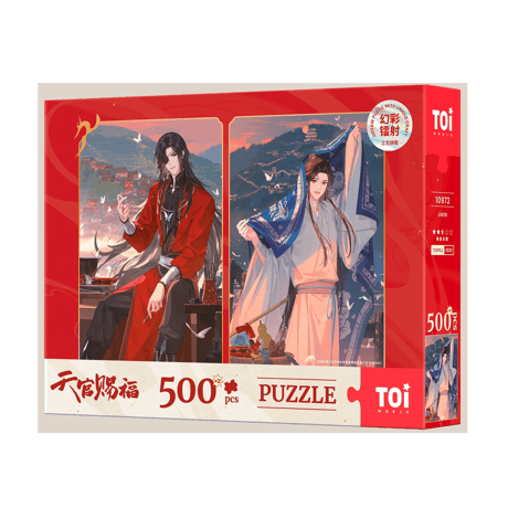 天官賜福（图益・TOI）★ ジグソーパズル（云镜双影）1000 ピース（500×2）※紙製《云镜双影・1000 片（500×2）》