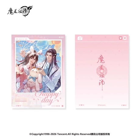 【 ☆ 】魔道祖師（南漫社）★ 风软茸甜 【 04 】 チェキ　※アクリル《风软茸甜系列・亚克力拍立得》