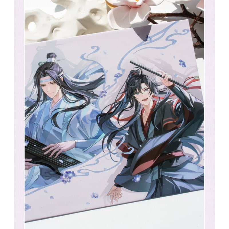 超レア★魔道祖師 アクリルパネル 色紙 原画ピクチャー カレンダー 夢図記 絶版 アニメ「魔道祖師」 渓花水月Ver. アクリルパネル[QINGCANG
