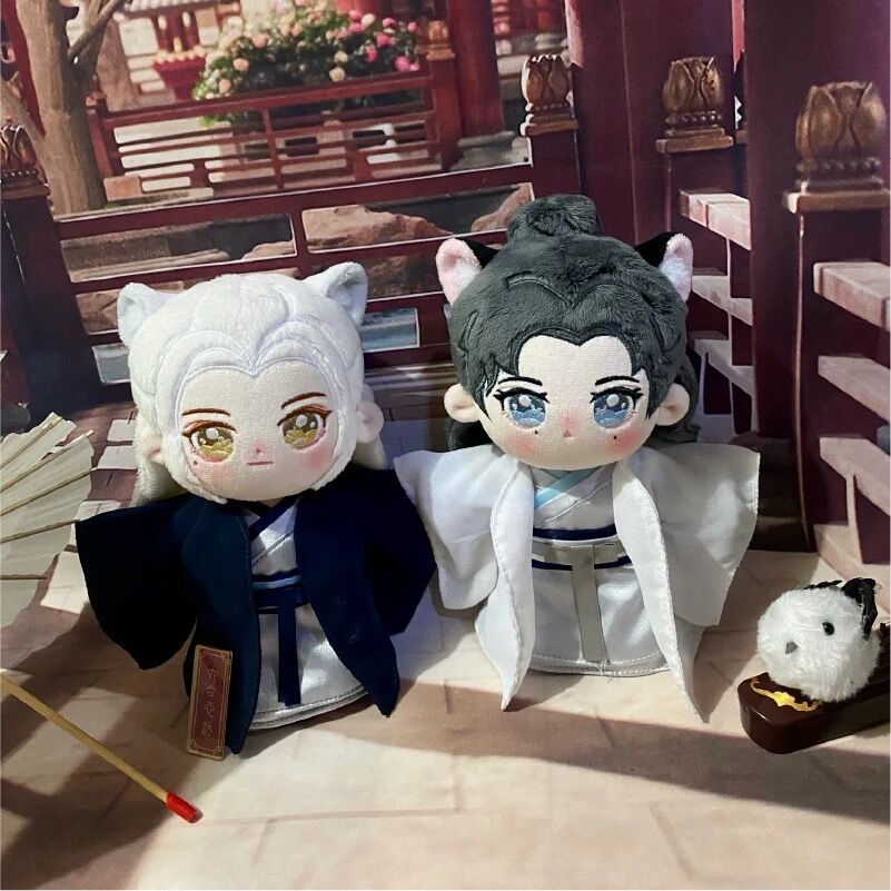 20cm 山河令 フィギュア ぬいぐるみ 着せ替え ぬい ブロマンス ドラマ 山河令（阿里鱼） ☆ 着せ替え・ぬいぐるみ（雪山版）約15cm
