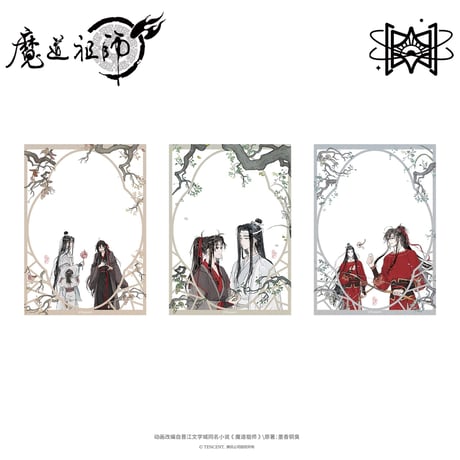 魔道祖師（觅星社）★ 时光纪【 04 】 クリアカード（3種セット）《时光纪系列・透卡套组》