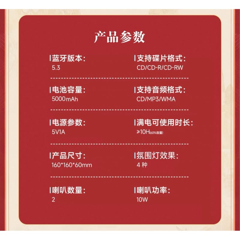 他商品との同梱発送不可 】魔道祖師（What Plus）☆ CDプレイヤー（ C1