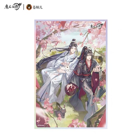 【 在庫のみ 】魔道祖師（苍妹儿）★ 游衍春序 【 04 】色紙　※アクリル＋紙《游衍春序・双闪色纸》