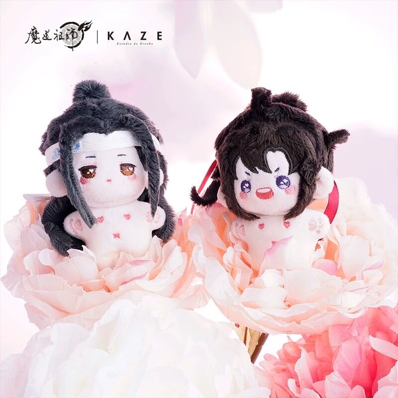 魔道祖師（kaze） ★ 海星体・ぬいぐるみセット（魏无羡 & 蓝忘机）約7〜8cm《奶呼呼娃娃・海星体无骨（魏无羡 &  蓝忘机）》【予約商品・7月以降の発送】