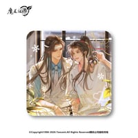 【 ☆ 】魔道祖師（南漫社）★ 晴光缱雪 【 01 】 缶バッジ（四角）《晴光缱雪系列・方形徽章》