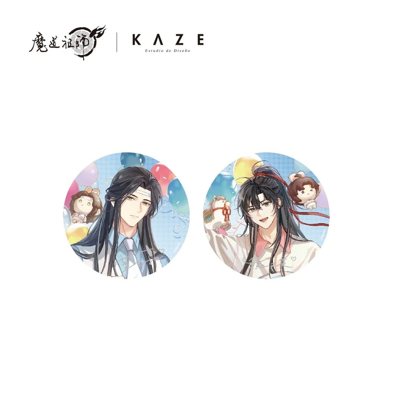 ◎ 】魔道祖師（kaze）☆ 甜梦岛【 03 】缶バッジ（单人・丸）《甜梦岛