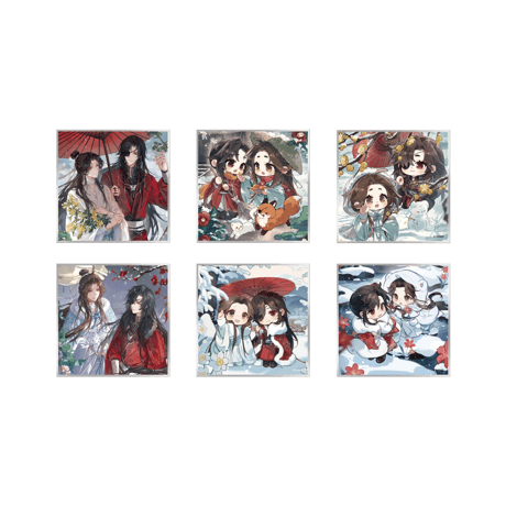 【 ◎ 】天官賜福（包包的谷）★ 节气之秋・冬 【 04 】 色紙【 冬 】　※PET・紙《节气之秋・冬 系列・方色紙》【予約商品・4月以降の発送予定】