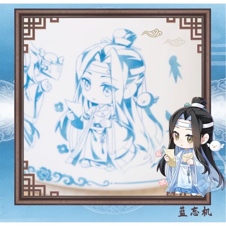 【 ☆ 】魔道祖師（幸运石）★ マグカップ（花韵染福・大耳杯）《花韵染福・大耳杯》