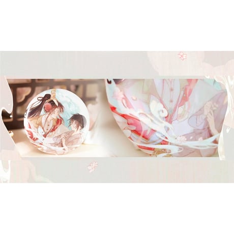 天官賜福（觅星社）★ 剑逢落花 【 01 】 缶バッジ《剑逢落花系列・徽章》【予約商品・メーカー発送目安：ご注文日より30日以内】