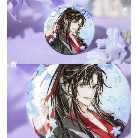 魔道祖師（觅星社）★ 陵游花梦 【 02 】 缶バッジ（2種セット）《陵游花梦系列・徽章组》【予約商品・メーカー発送目安：ご注文日より30日以内】