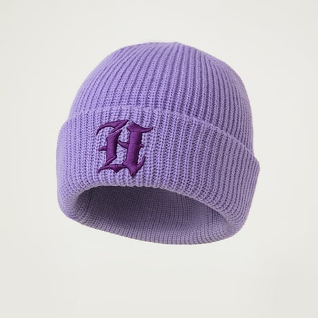 【 アウトレット品・他商品との同梱不可 】EHz・Z ★ 冬火派对 【 04 】 ニット帽（LOGO）《冬火派对・LOGO帽子》