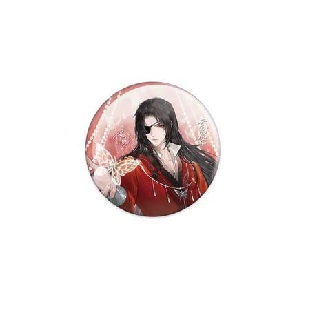 【 ◎ 】天官賜福（栗汀）★ 心在桃源 【 03 】 缶バッジ（丸・单人）《心在桃源系列・圆形徽章（单人）》