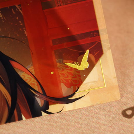 天官賜福（bili bili） ★ 星霜荏苒 【 08 】 コレクションチケット（橙・双人）　※アクリル《星霜荏苒系列・收藏票（橙）》