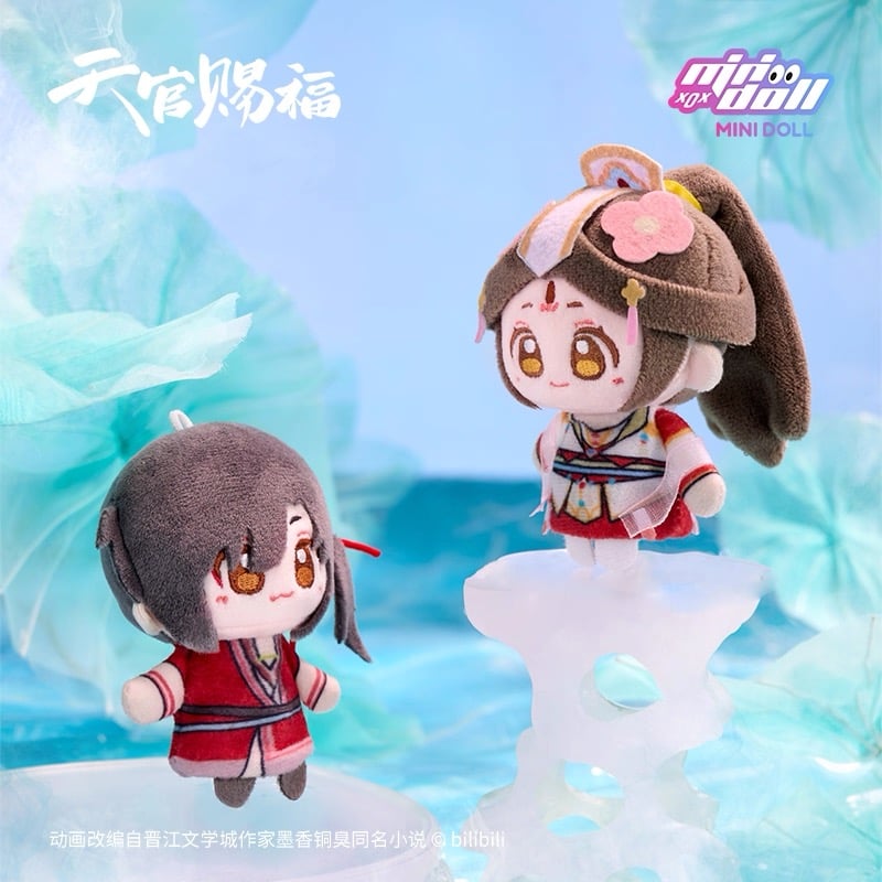 天官賜福　悦神殿下　ぬいぐるみストラップ 天官賜福（MiniDoll）☆ ぬいぐるみ ストラップ（指偶挂件・8cm