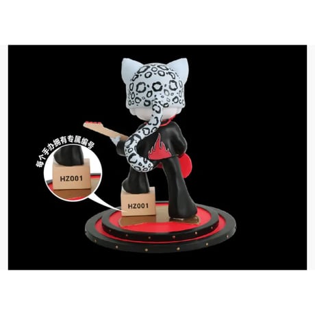 【 アウトレット品・他商品との同梱不可 】HZ BAO BAO ★ フィギュア（Rock Singer）20cm《Rock Singer 摇滚主唱手办》