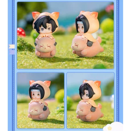 【 第3期・販売分 】魔道祖師（鹿鸣）★ フィギュア（萌宠骑缘）※PVC《萌宠骑缘系列・Q版盲盒手办》【予約商品・11月以降の発送予定】