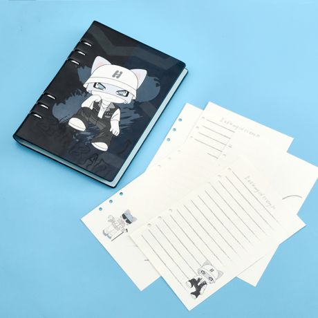 【 アウトレット品・他商品との同梱不可 】HZ BAO BAO ★ 手帳ノート（文创办公）《文创办公系列・逐野・远行活页手帐本》